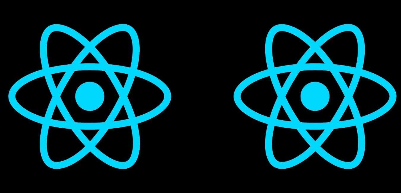 Two React Logos Side by Side